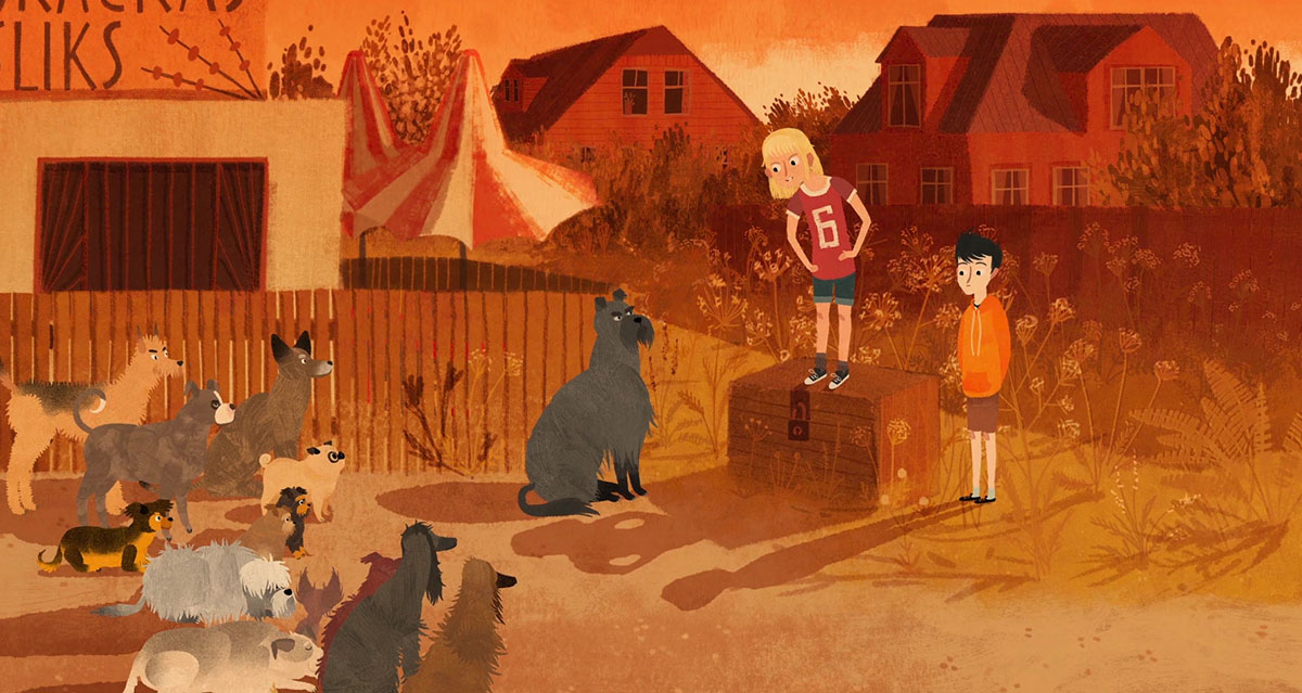 Fotograma de la pel·lícula “Jacob, Mimi i els gossos del barri”